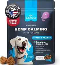 Dog Calming Treats - Hemp Calming Chews for Dogs - Dog Anxiety Relief for Vet...