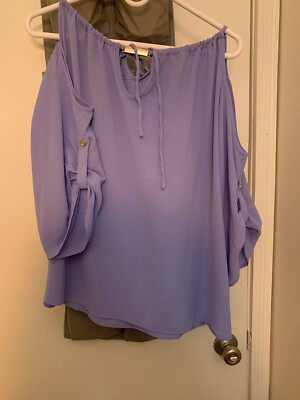 J For Justify Womens Sz 1X Blouse Long Sleeve