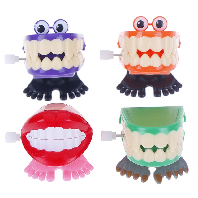 Kid Creative Funny Chattering Jumping Teeth Clockwork Toy Children Gifts FTB^$i Kid Creative Funny Chattering Jumping Teeth Clockwork Toy Children Gifts FTB^$i