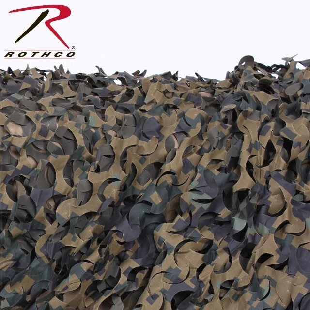 Rothco Large Ultra-Lite Digital Woodland Net - Image 2 of 4