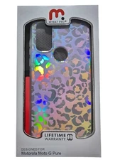 T7. MyBat Pro Mood Series Motorola Moto G Pure Rainbow Cheetah