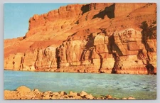 Arizona Rock Cliffs Along Colorado River Late Afternoon Scenic Postcard