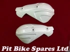 Pit Bike Replacement White Supermoto Steel Reinforced Hand Guard Handguard Cover