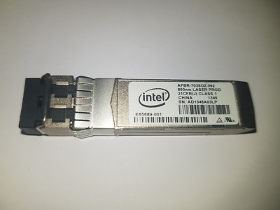 Intel E65689-001 Avago AFBR-703SDZ-IN2 10GbE 10GE SFP+ LC MMF SW 850nm