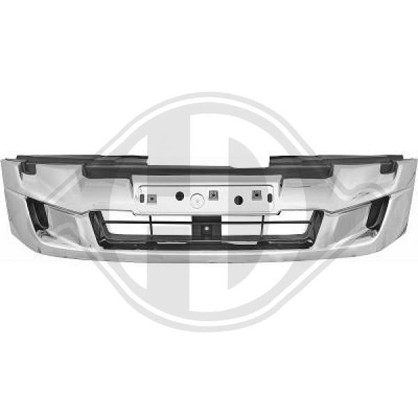 Diederichs KüHlergitter Passend FüR Isuzu D-Max II TFR TFS Chrom/Schwarz-image