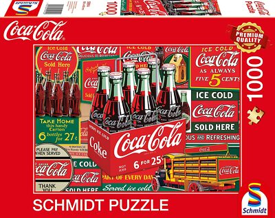 COCA-COLA - KLASSIKER * CLASSIC - Schmidt Puzzle 59914 - 1000 Pcs.