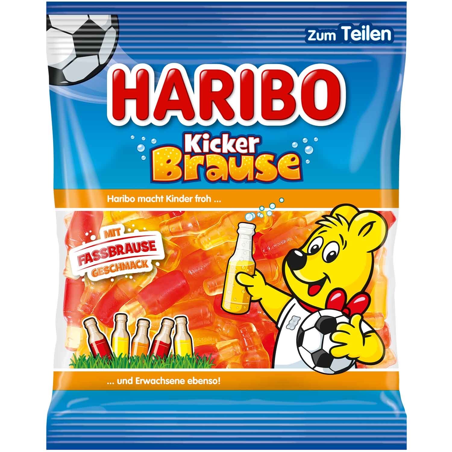 Жевательные резинки HARIBO KICKER BRAUSE со вкусом шипучей бузины лимона и маракуйи 1890₽