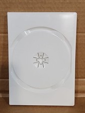 14mm High Quality Single CD DVD Disc White D14SDWHI Movie Storage Cases 20 Pack