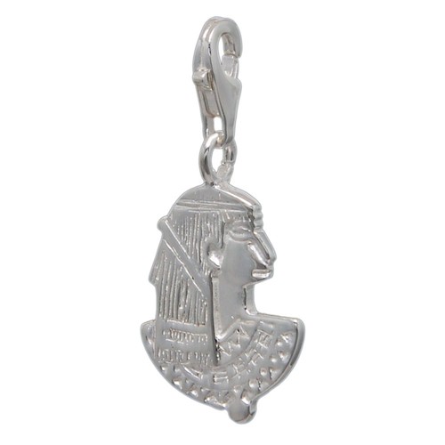 MELINA Charm Anhänger Ramses Pharao Silber 925