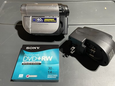 Sony Camcorder  DCR-DVD610 DVD Handycam with 40x Optical Zoom- Needs Battery