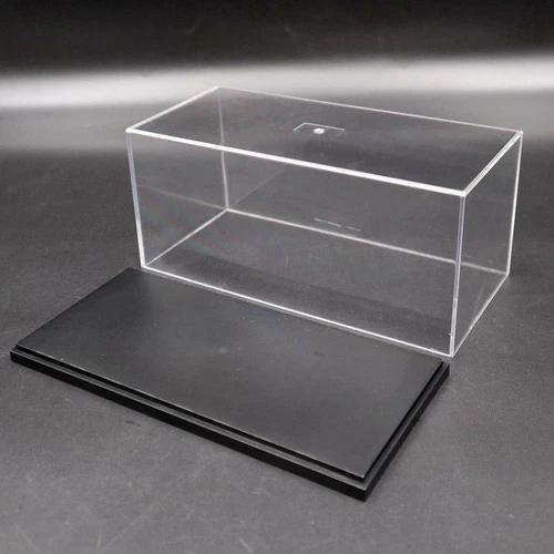 Acrylic Display Case Show Box Transparent Dust Proof 1/43 Model Toys Cars 14cm