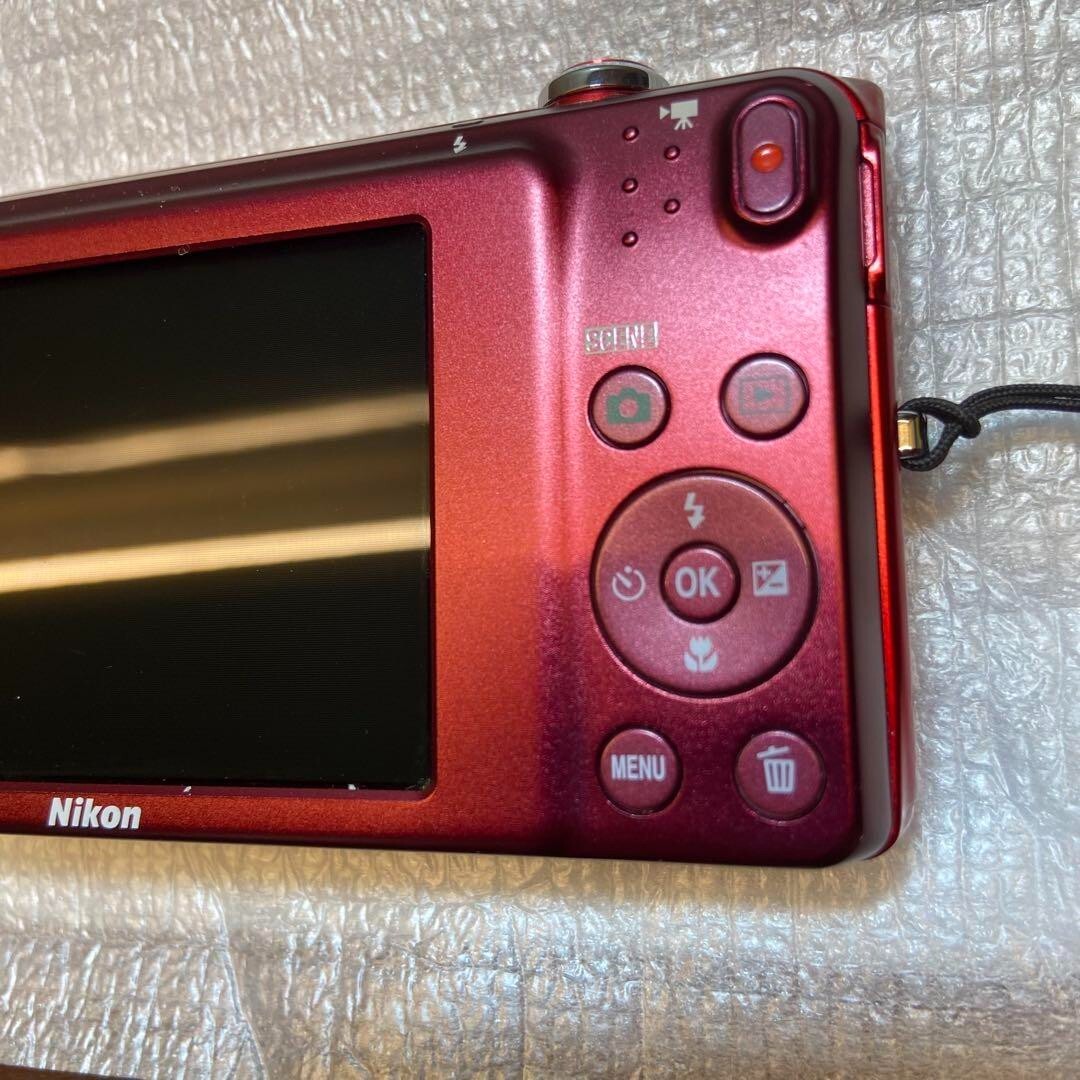 Nikon coolpix S3500 レッド デジカメ 2722 Nikon COOLPIX S3500 20.1MP Digital Camera - Red for sale