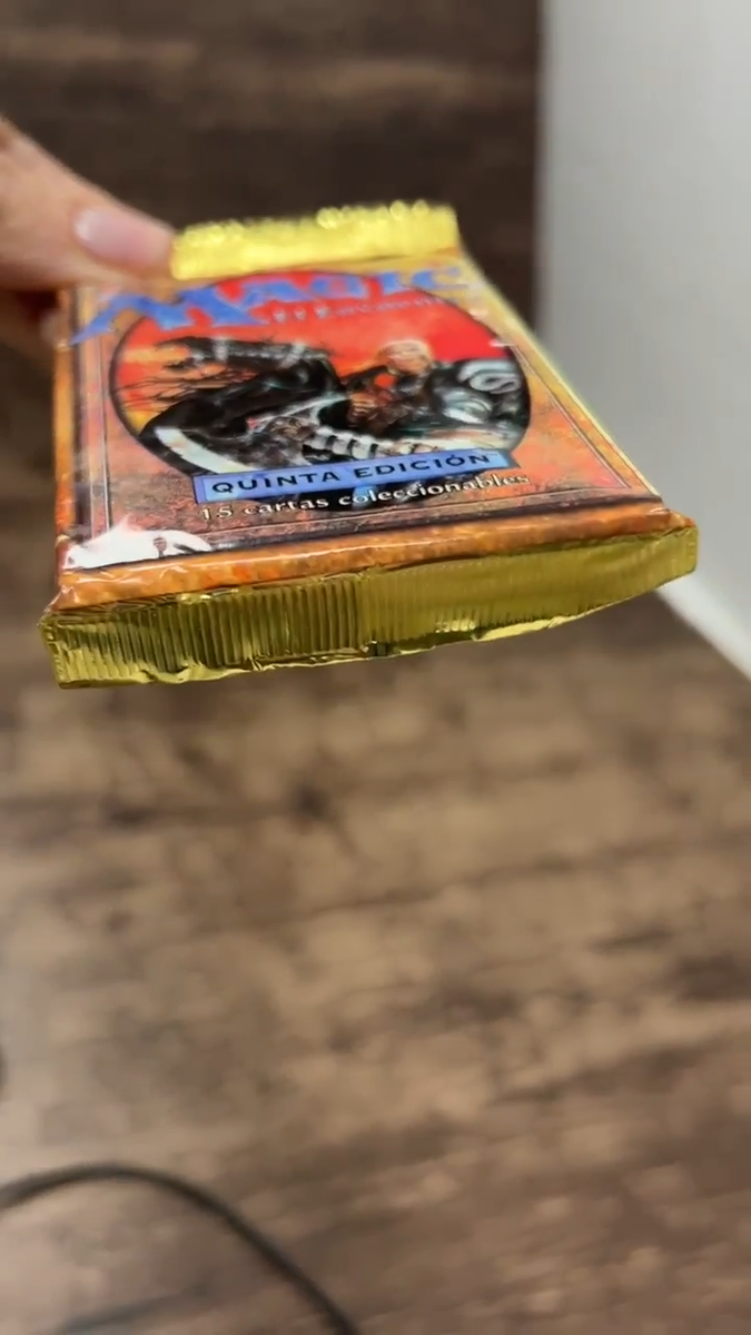 mtg spanish booster box MTG Sealed 5th Edition Spanish Booster Pack ID# LD FACTORY SEALED