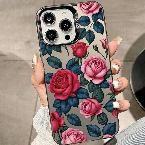Personalized Phone Case For iPhone 16 Pro Max 15 14 13 12 11 8 XR Romantic Rose - Picture 8 of 11