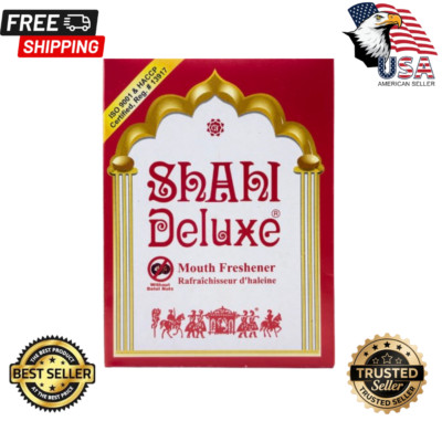 12 Boxes 288 Pouches Shahi Deluxe Mouth Freshner Shipped From USA Export Quality