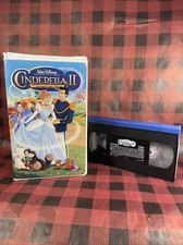 Cinderella II 2 Dreams Come True (VHS, 2002) Clamshell Disney