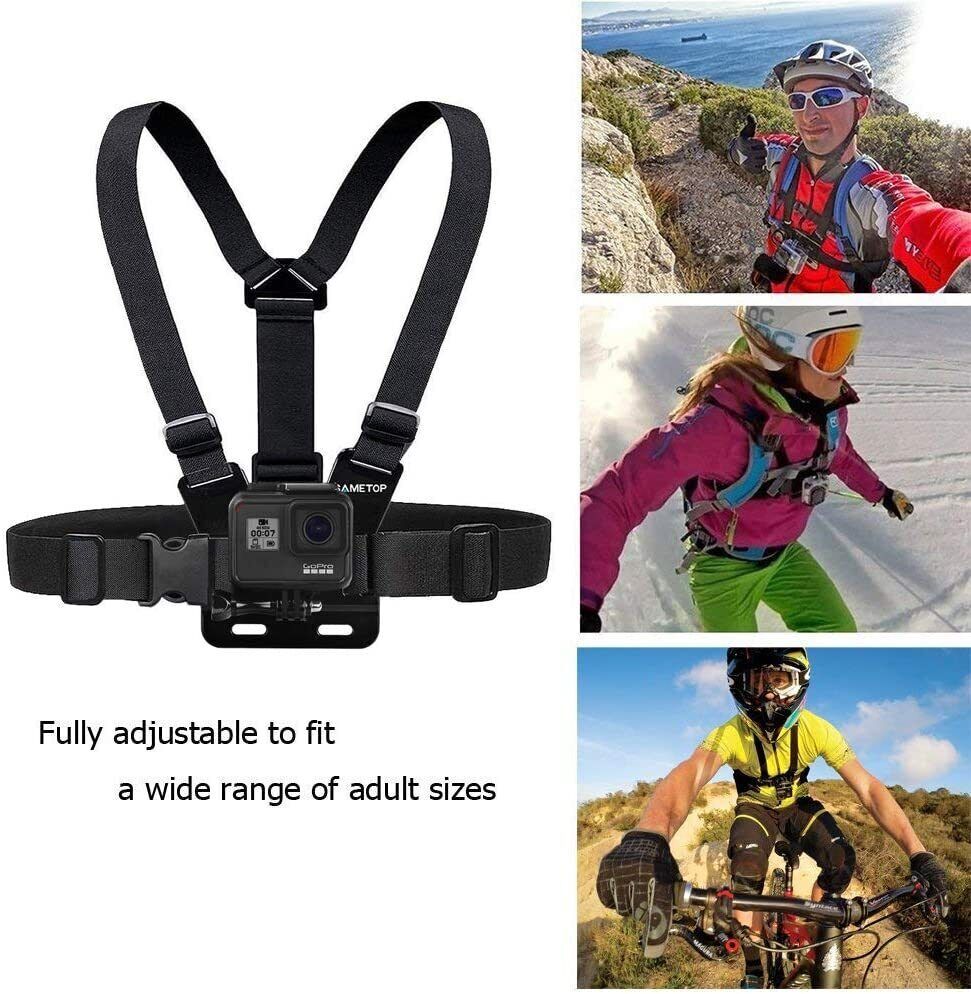 For GoPro Camera Body Mount Chest Harness Accessories Adjustable Belt Strap-image