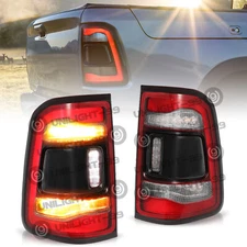 For 2019-2020 Ram 1500 LED Tail light Black Bezel w/ Blind Spot Left and Right