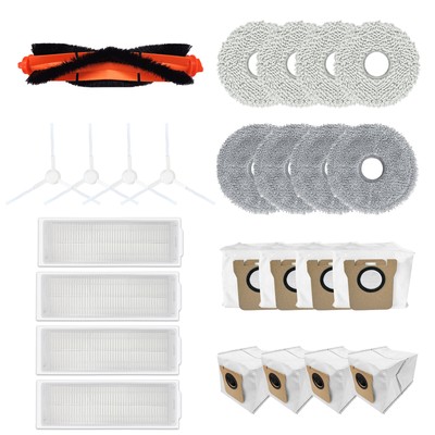 For Xiaomi M30 Pro Robotic Vacuum Cleaner Side Brush Main Brush Rag Dust Bag