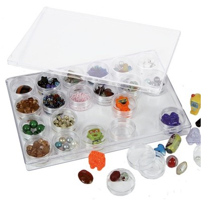 SAFE Sammelbox Transparent für Rundbehälter, Stülpdeckel 