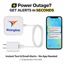 WiFi Power Outage Alarm Detector, Alert Monit...