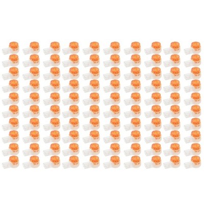 UY2 Wire Connector K2 Waterproof Orange Clear Button Telephone Wire Connector