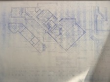 FRANK LLOYD WRIGHT: HOUSE PLANS, 5 SHEETS FOR R.H. JURGENSEN, WISCONSIN, 1939