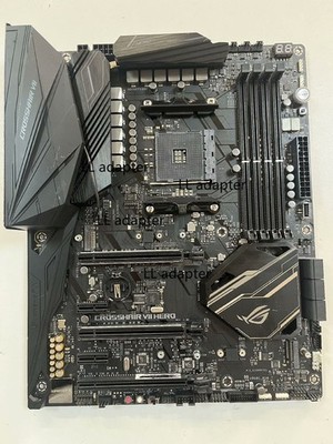 FOR ASUS ROG CROSSHAIR VII HERO DDR4*4 AMD AM4 64GB ATX Ｍotherboard Test OK