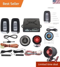 EC003N-K Smart Car Alarm System with Keyless Entry  Remote Start for DC12V Cars