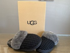 UGG Cozy Knit II Slippers - Black NEW WITH BOX/Size 6 Women