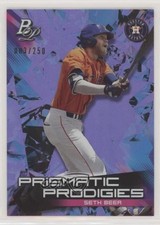2019 Bowman Platinum Wal-Mart Prismatic Prodigies Purple Refractor Seth Beer g6p