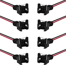 8 PCS Fuel Injector Connector, Fuel Injector Connector with Extended Pigtail Wir