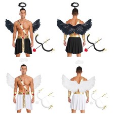Men Outfits Music Festival Cupid Costumes Headwear Cosplay Valentine's Day Gift