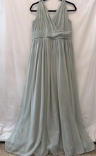 JJ House Women's Chiffon BRIDESMAID Dress Size 12, Dusty Sage