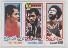 1980-81 Topps Austin Carr Kareem Abdul-Jabbar Calvin Natt #200-8-61 HOF 1pc9