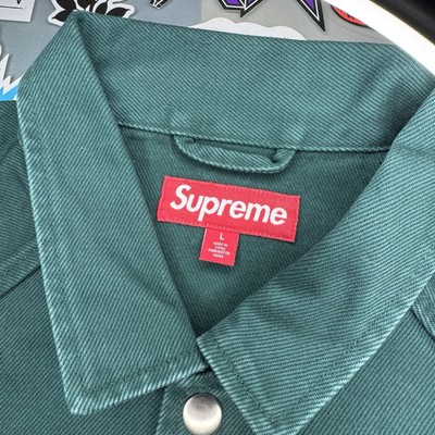 Supreme Arc Denim Coaches Jacket SS25 Green Large Brand New | eBay