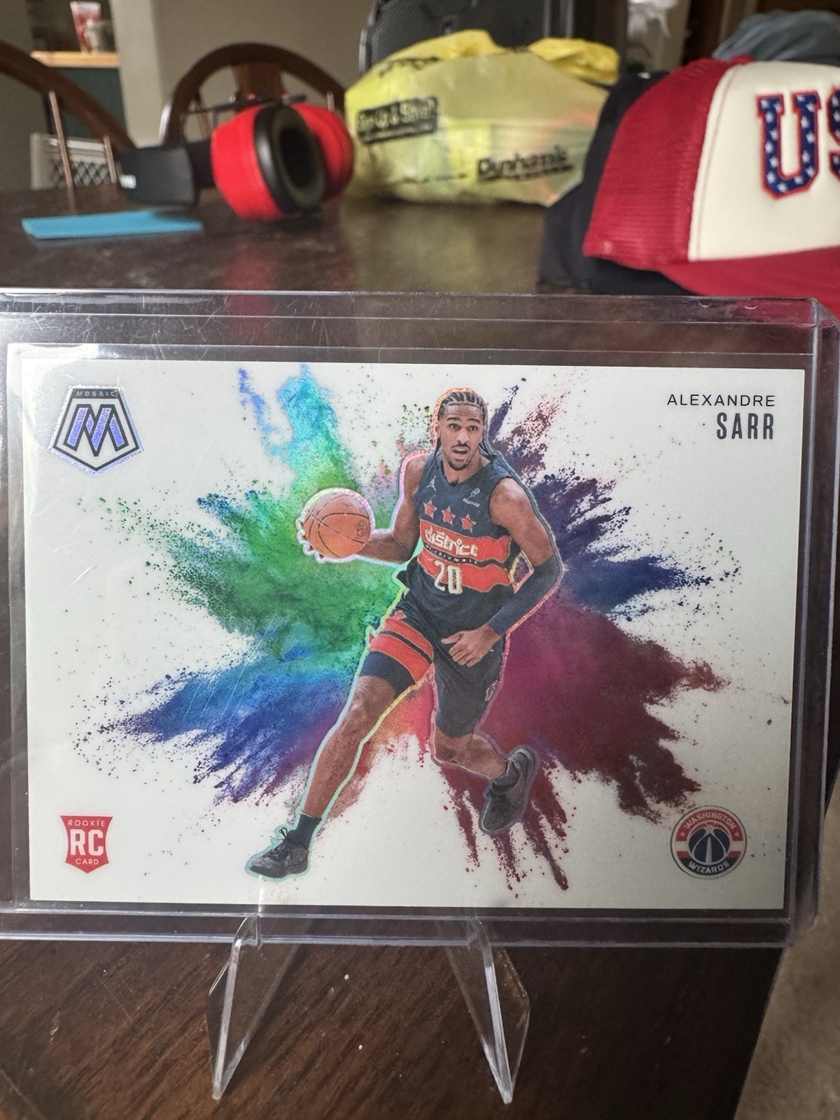 2024-25 Mosaic Alexandre Sarr Color Blast!!  RC- Super Clean #3 🔥🔥🔥