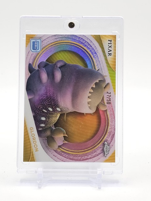 Glordon 2025 Topps Chrome Disney Pixar Gold Refractor #140 /50 Q6846