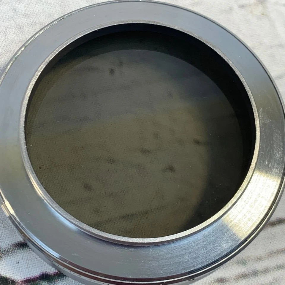 55N Polarizing Camera Lens Filter Photography Equipment Vintage Glass Metal Case - Image 3 of 4