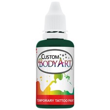 1z EMERALD Body Art TEMPORARY TATTOO AIRBRUSH PAINT Ink
