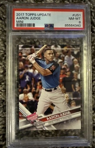 2017 Topps Update Mini - Update Series #US1 Aaron Judge (RC) Psa 8 Rare Find!!!