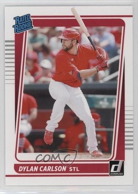 2021 Panini Donruss Rated Rookies Dylan Carlson #37 Rookie RC 16m3