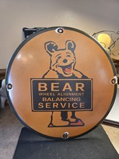 Bear Wheel Alignment Balancing Service Sign 11 34