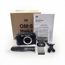 OM SYSTEM OM-5 Mark II Body Low Shutter Count - Barely Used - Shutter Count 681 