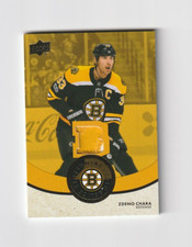 2023-24 UD CENTENNIAL BOSTON BRUINS RELICS CLOTH #CCR-ZC ZDENO CHARA  4/49