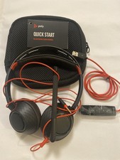 Headset BlackWire Poly 5200 Microphone USB PC Laptop Padded Adjustable Wired