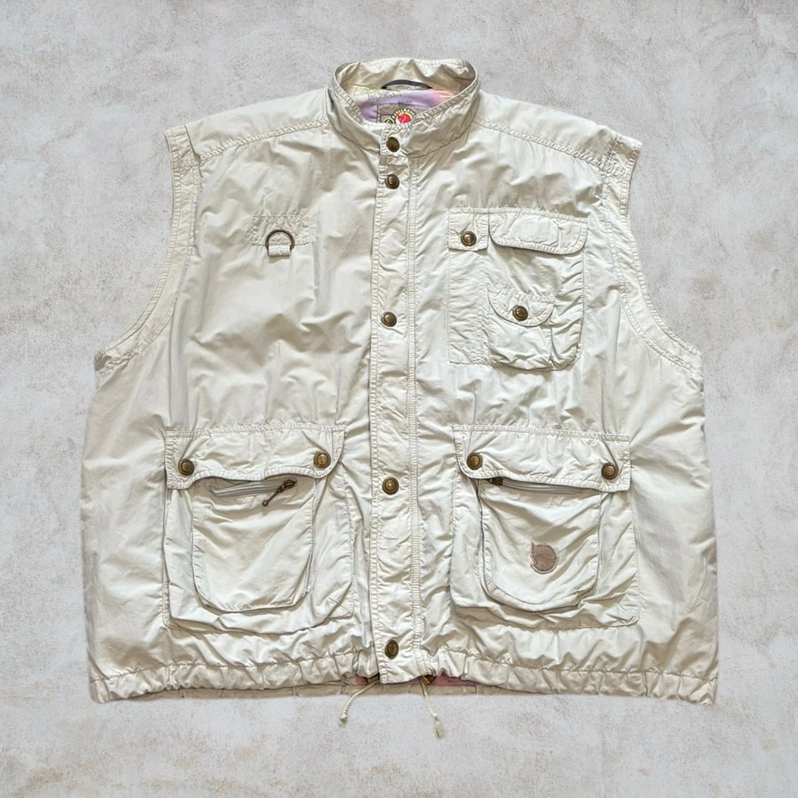 Vintage Fjallraven Utility Vest Jacket Sleeveless Men’s XL Fishing Hunting 90s