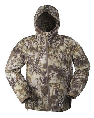 Hardshell Jacke Breathable mandra tan