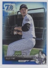 2017 Bowman Draft Chrome Blue Refractor 70th Anniversary 48/200 Riley Pint f0v