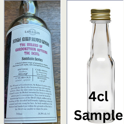 WHISKY SAMPLE   MILTONDUFF 2014 / 11 JAHRE LADY OF THE GLEN - 4CL